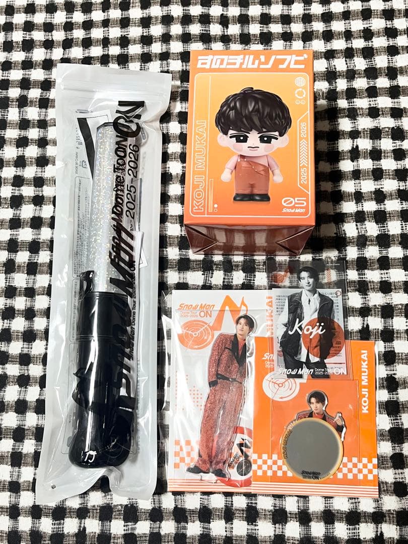 Man ON ツアーグッズ、ペンライト　向井康二