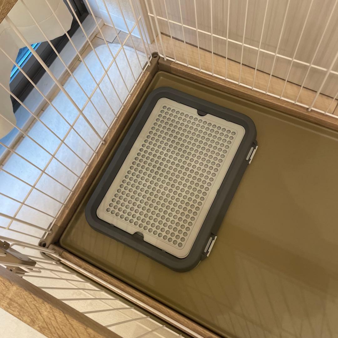 ⭐️トイレ付き⭐️アイリスオーヤマ ウッディサークル 犬用ケージ 幅97.5cm