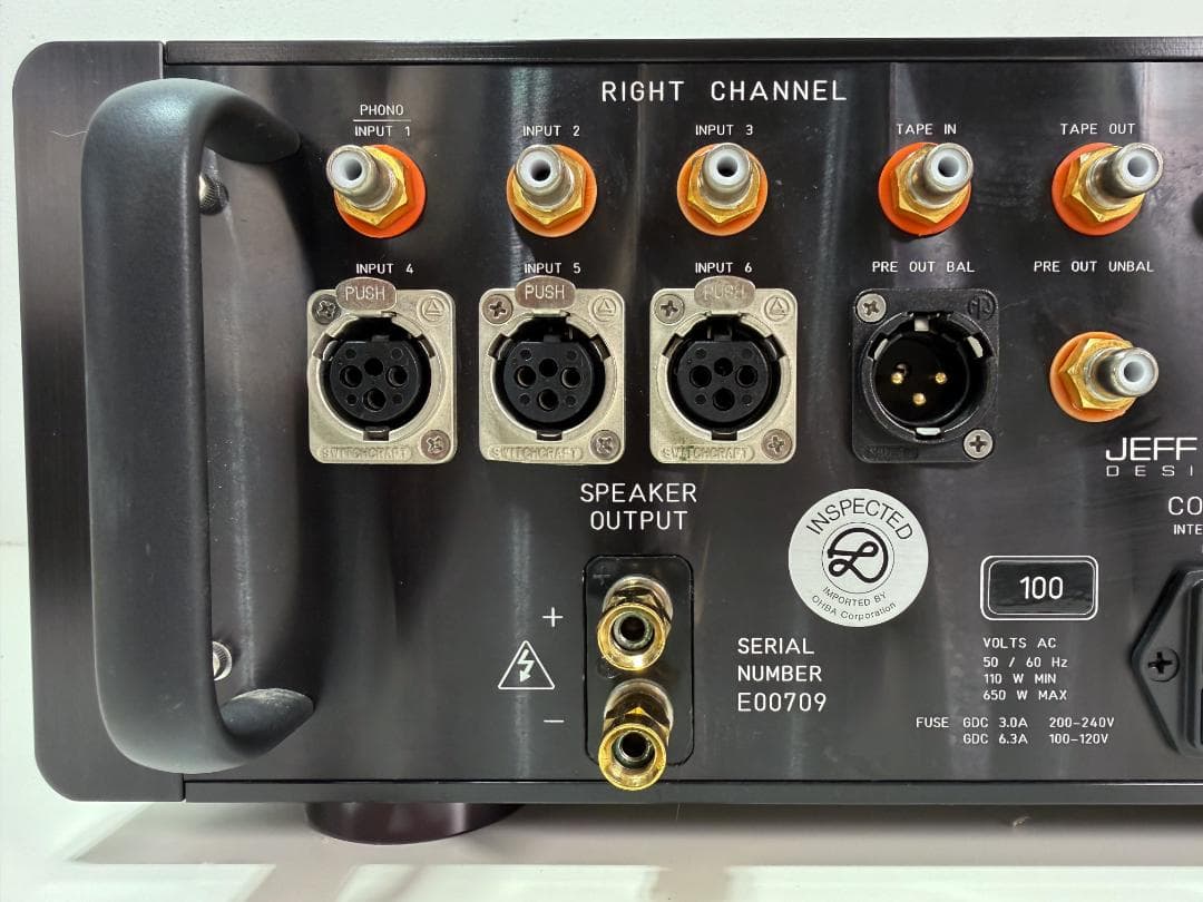 JEFF ROWLAND CONCENTRA プリメインアンプ