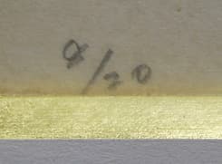 池田満寿夫【私のカリフォルニア】 大版 リトグラフ