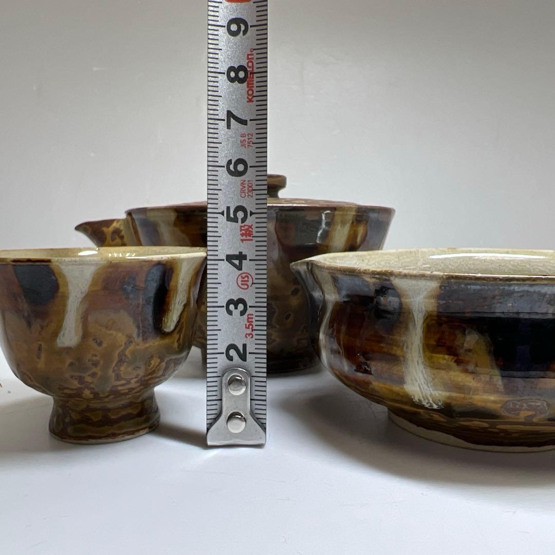 十二代　高取八仙　煎茶器揃　共箱　東Y7-0821①タサオ