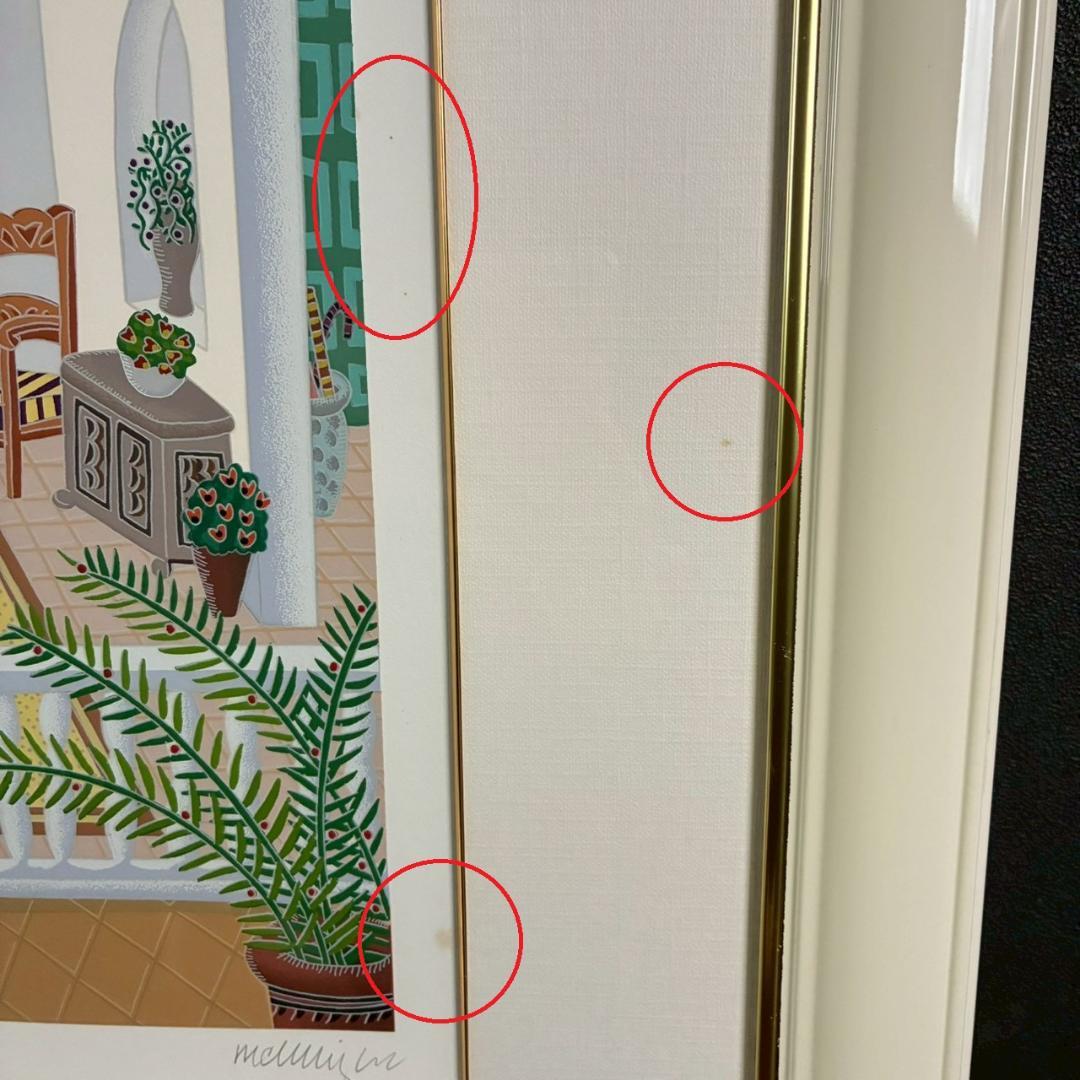 トーマス・マックナイト「ヴィラデルマーレ」シルクスクリーン 直筆サイン入り