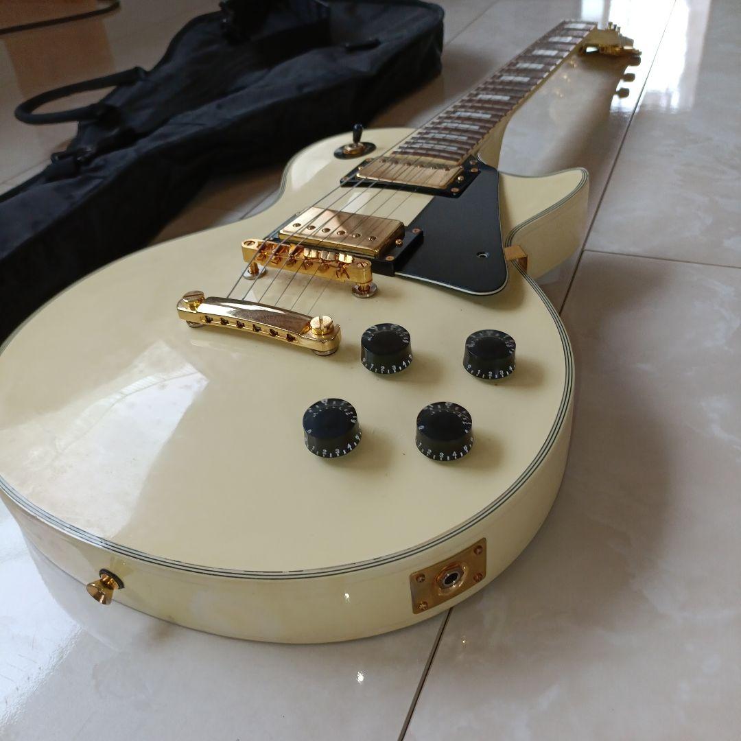 ProtocGenic レスポールスタイル エレキギター アイボリー