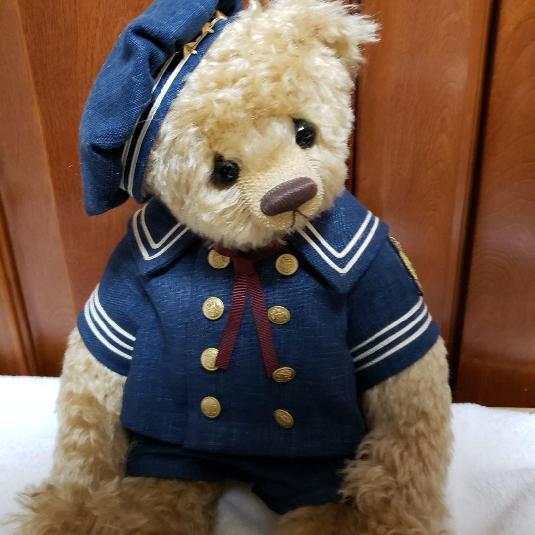 テディベア　約42cm　アーティストベア　セーラー服のベア　国内作家さま