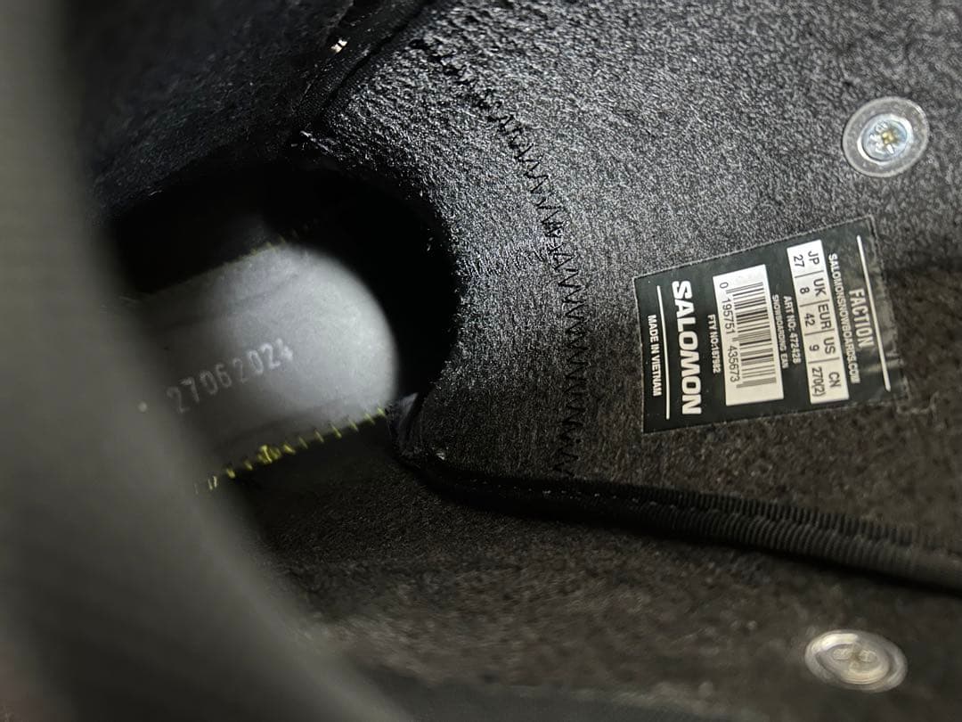 【美品】【現行型】SALOMON FACTION サロモン ファクション