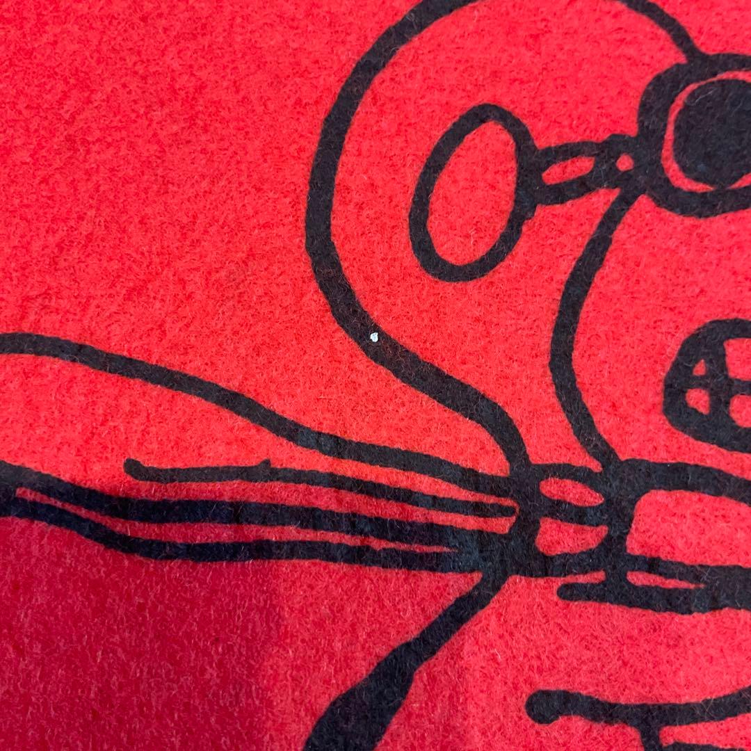 スヌーピー　レッドバロン　フェルト　ペナント　バナー　タペストリー　Snoopy