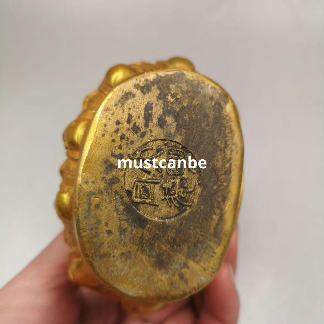 銅器 銅製品 薬師仏仏像座蓮仏 鎮宅 辟邪 開運風水 招財 置物 工芸品 装飾品