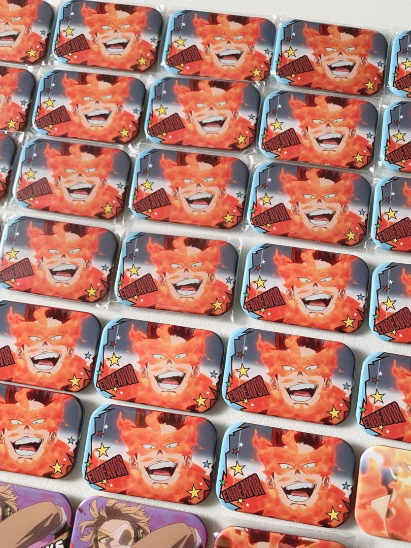 ヒロアカ まるかくカンバッジ 缶バッジ ホークス エンデヴァー 33点セット