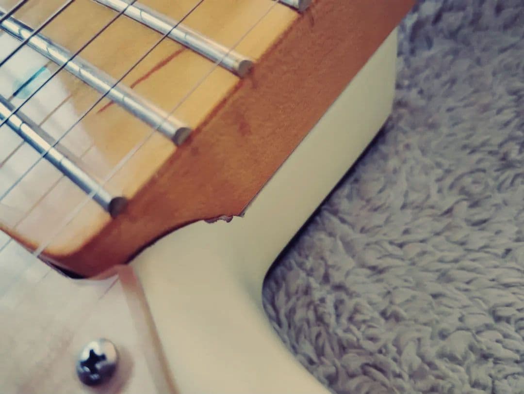 新品 個人製作 ストラトタイプ 木製PG White Blonde エレキギター