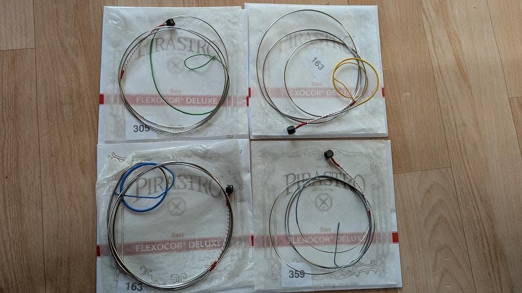 ピラスロ コントラバス弦 フレクソコア デラックス（ソロ弦.E.H.Fis）