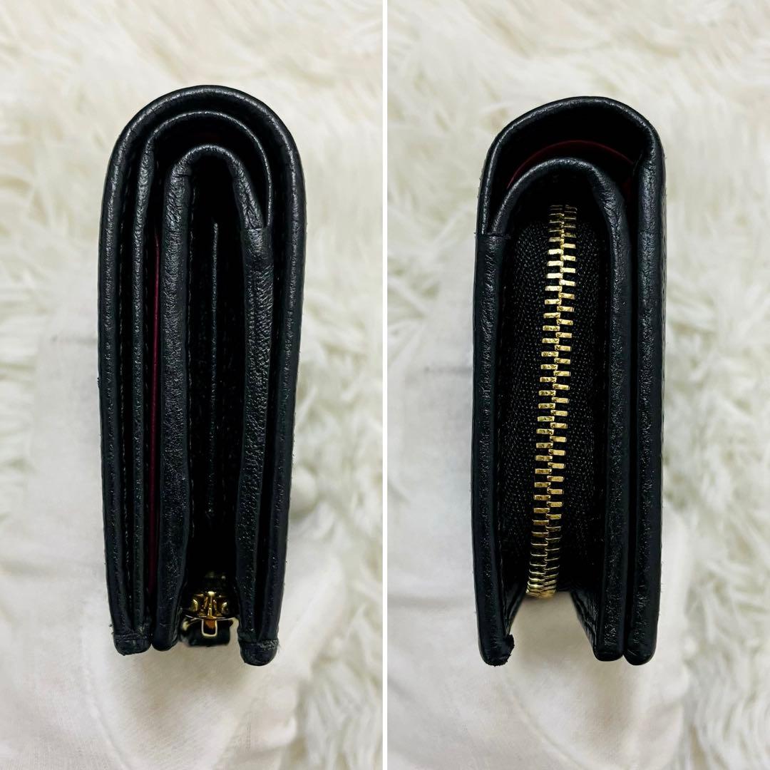 極美✨付属完備✨GUCCI 二つ折り GGマーモント バイカラー 日本限定