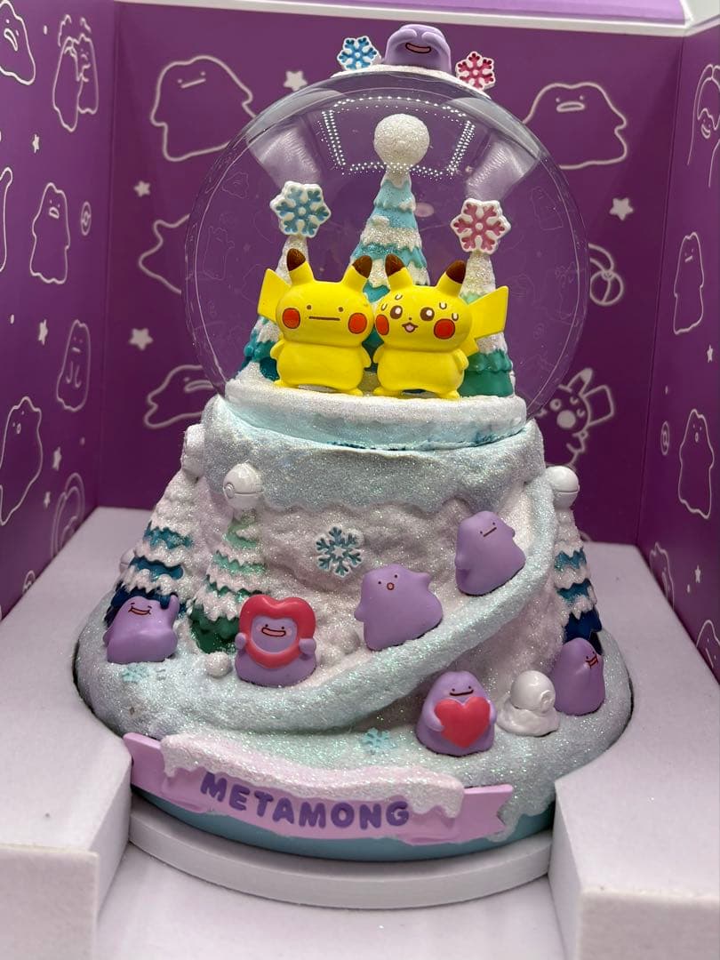 韓国公式　ポケモン　メタモン　スノードーム　スノーボール　限定グッズ