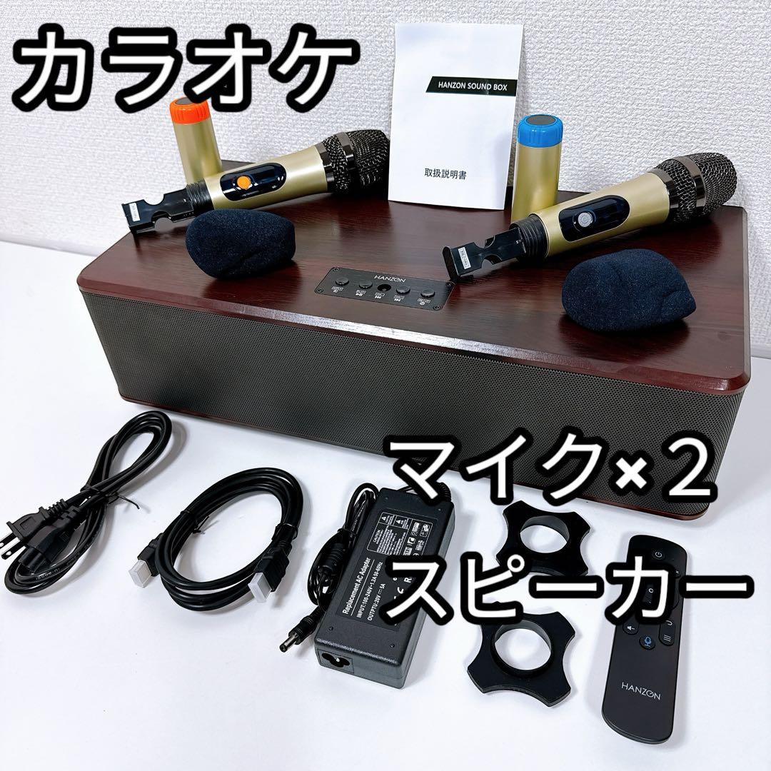 HANZON TX-80HD 木目調 カラオケスピーカー