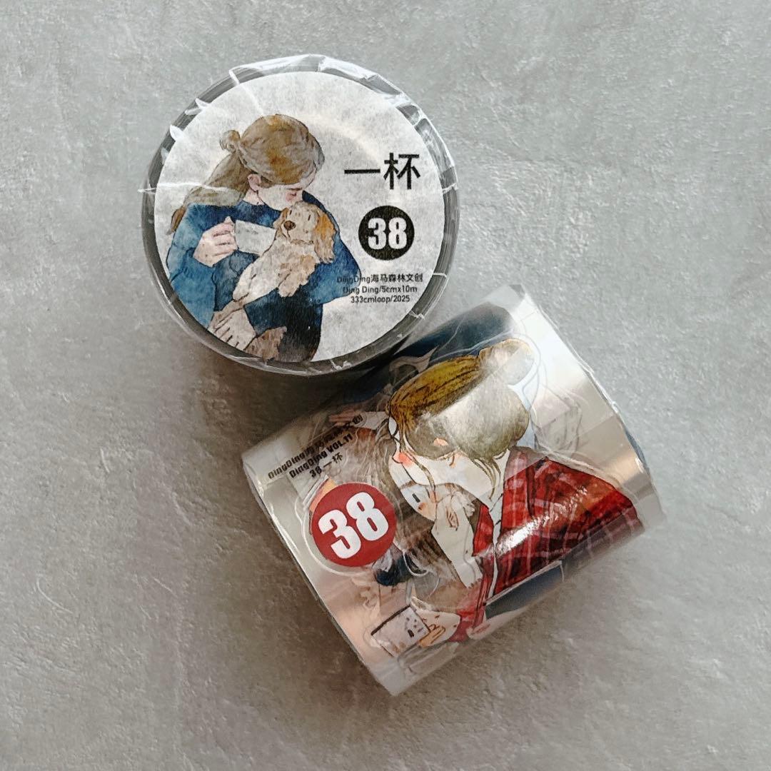 ⭐️SALE⭐️DingDing《一杯》海外マスキングテープ マステ 【2739】