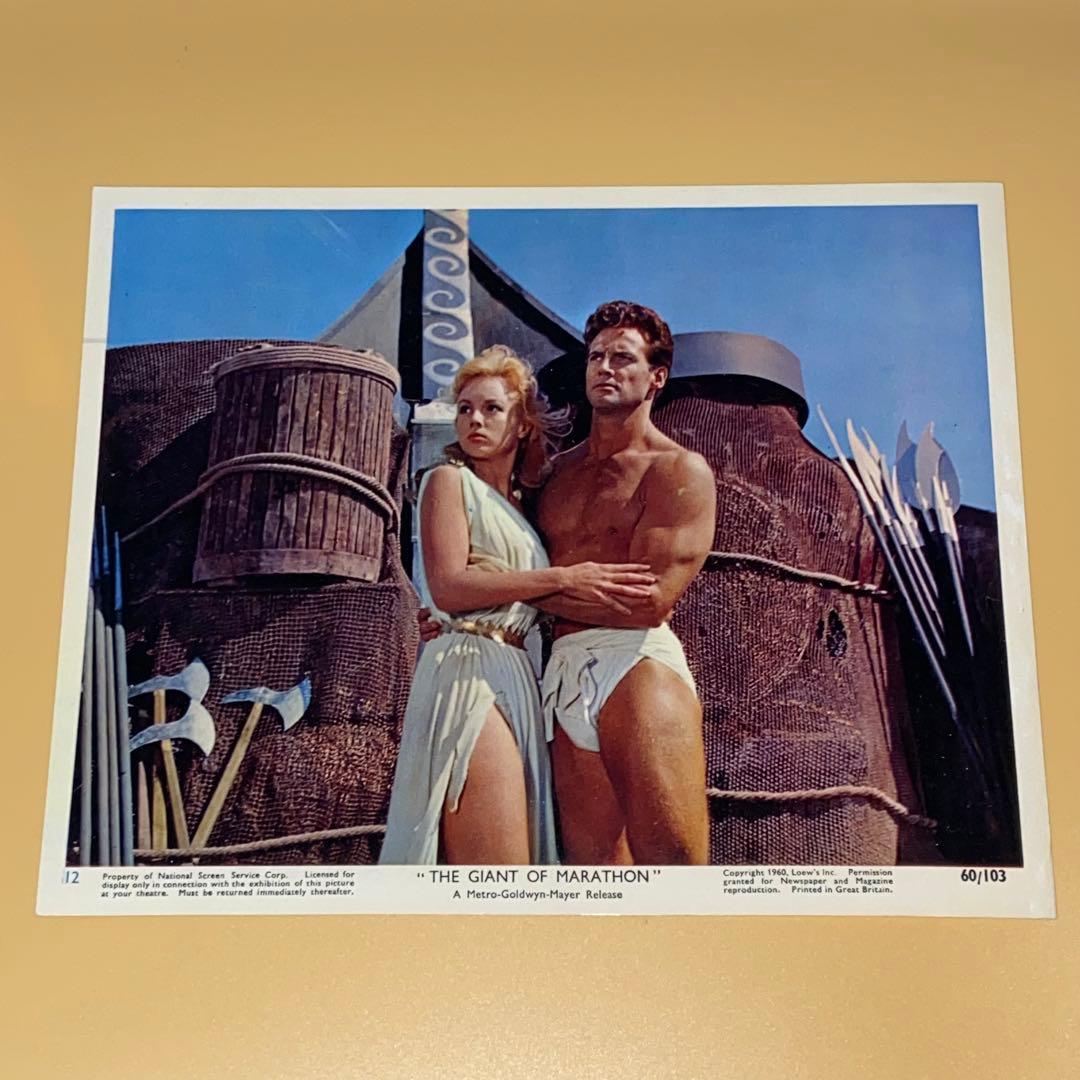 映画ロビーカード マラソンの戦い オリジナル 2枚セット 英国製 当時物