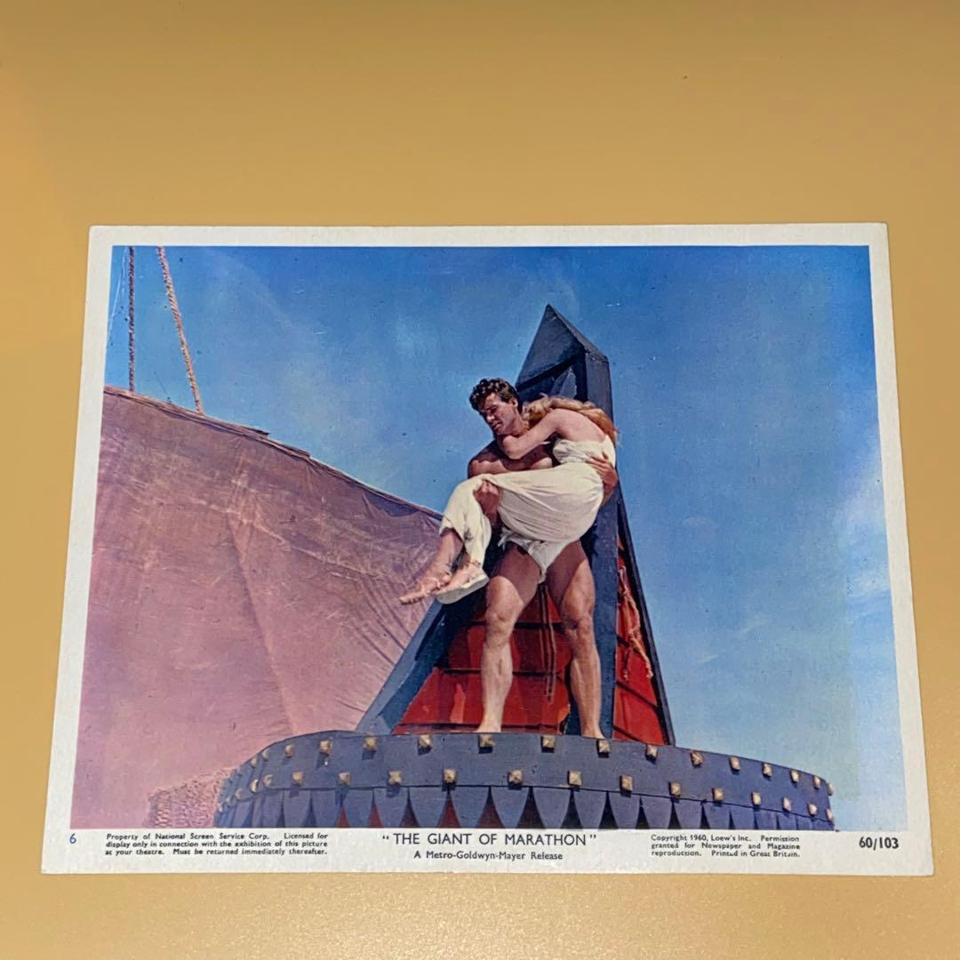 映画ロビーカード マラソンの戦い オリジナル 2枚セット 英国製 当時物