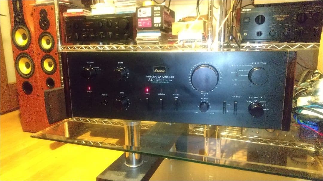SANSUI AU-D607F EXTRA ステレオプリメインアンプ メンテ済み