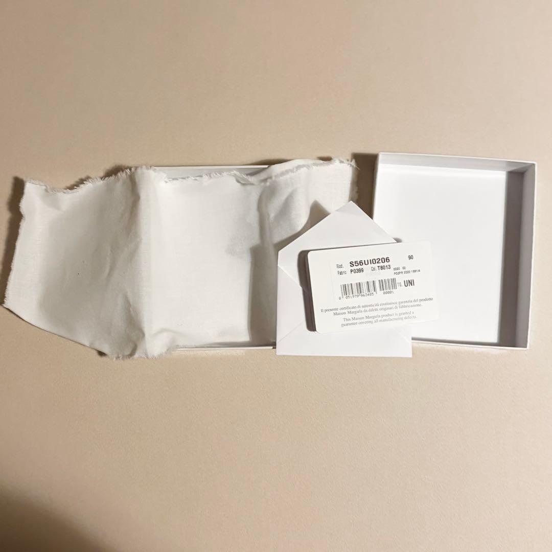 Maison Margiela ブラック レザー キーケース