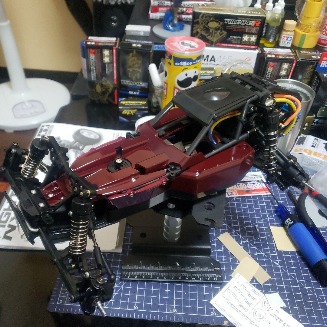 タミヤ 2025 DT04 ファイターネクスジェン カスタム ブラシレスセット③