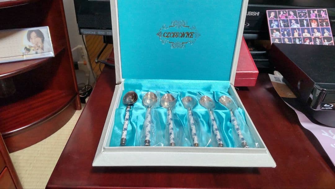 天然木加工品　輪島型〜四揃溜沈金京松