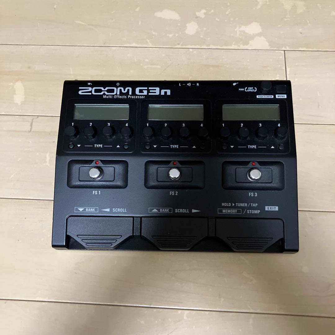 ZOOM G3n マルチエフェクター　+ コード、箱