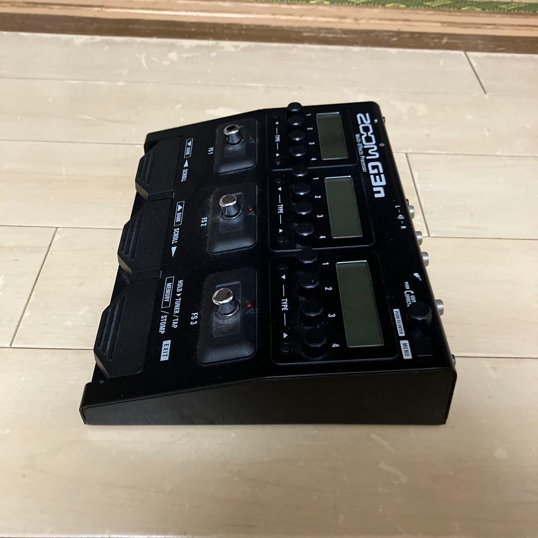 ZOOM G3n マルチエフェクター　+ コード、箱
