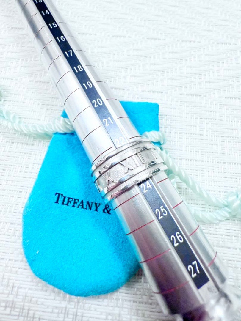 ティファニー　アトラス　ワイド　指輪　リング　23.5号　研磨仕上済美品 925