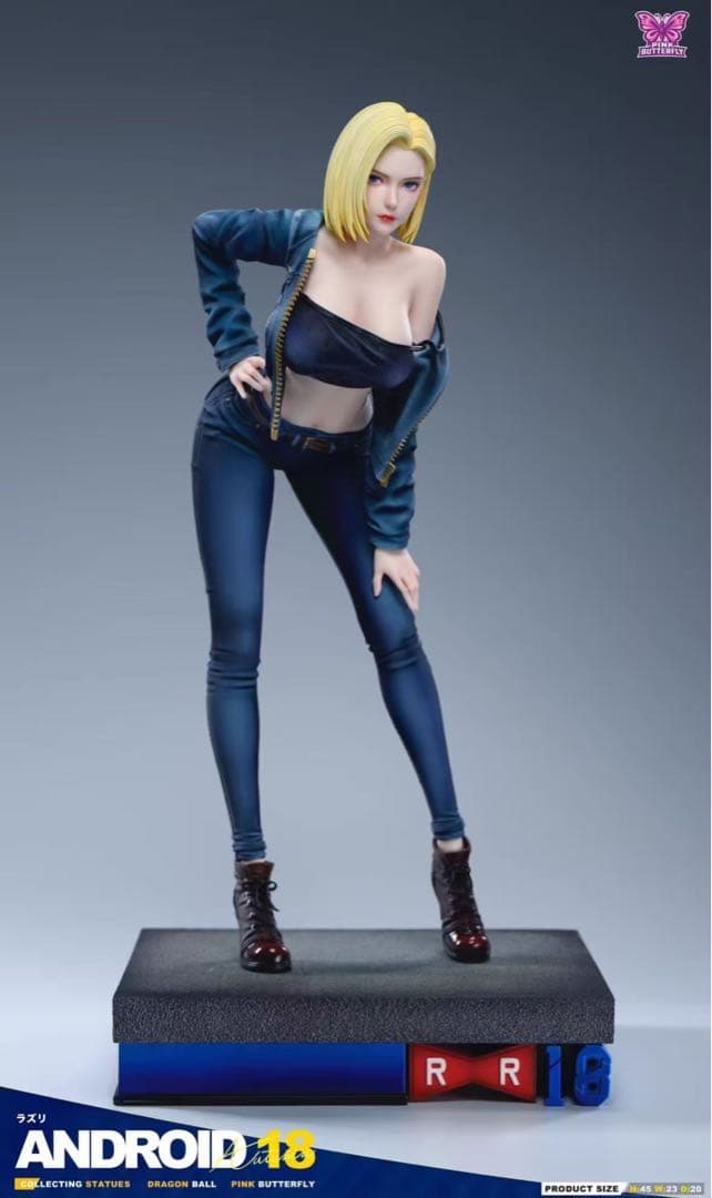 ドラゴンボール 人造人間18号 ガレキ ガレージキット スタチューX②