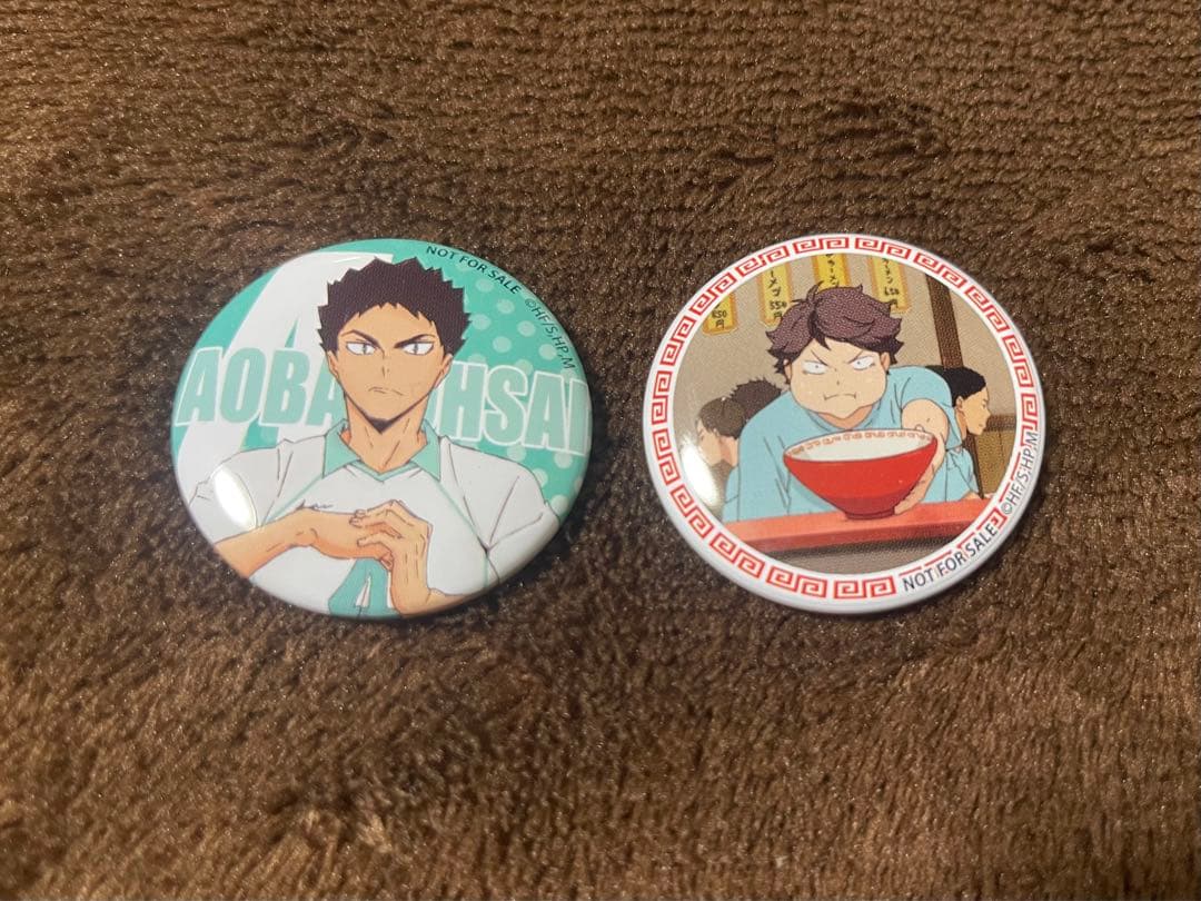 ハイキュー　合同練習会　缶バッジ　ステッカー