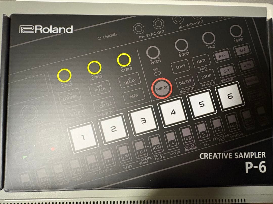 DTM・DAW Roland aira compact P-6 Creative Sampler