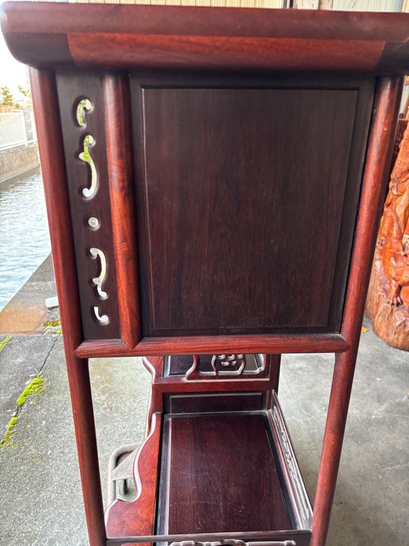 高級 茶棚 唐木家具 茶道具 和家具 岐阜県揖斐郡池田町