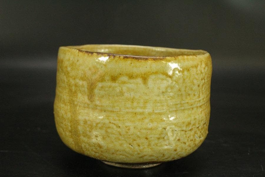 茶道具 伊奈長三造 筒茶碗 共箱 時代 美品(A514)