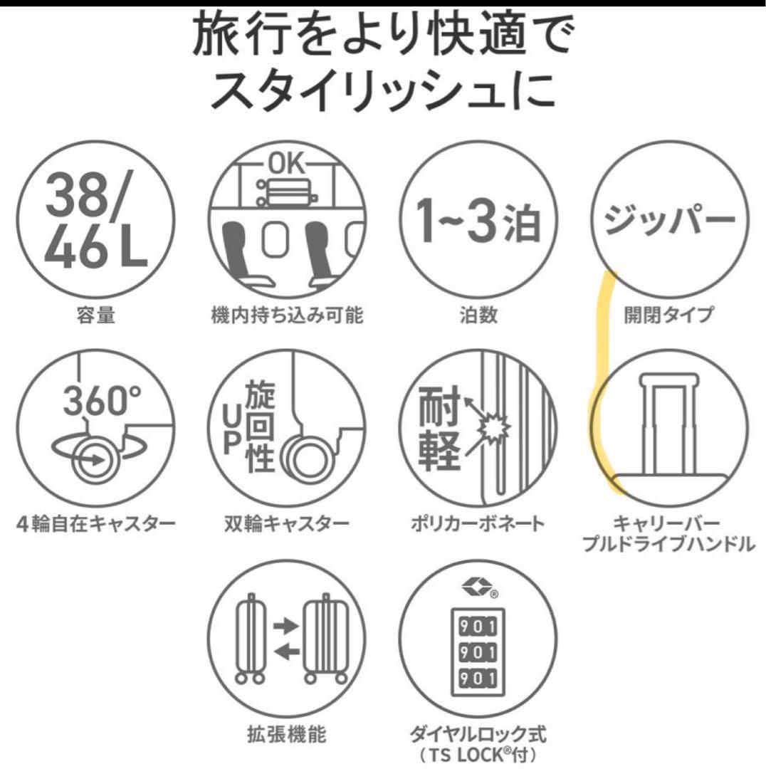 コールマン 機内持ち込み Sサイズ Coleman キャリーケース 38L