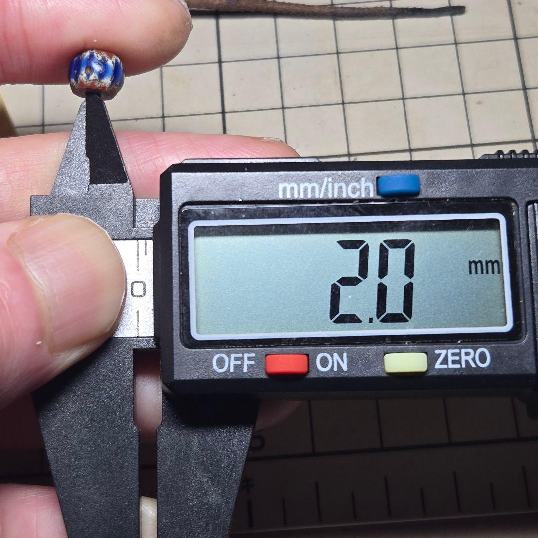 小粒　良雰囲気　7層シェブロンビーズ　goro's等のカスタムに　8