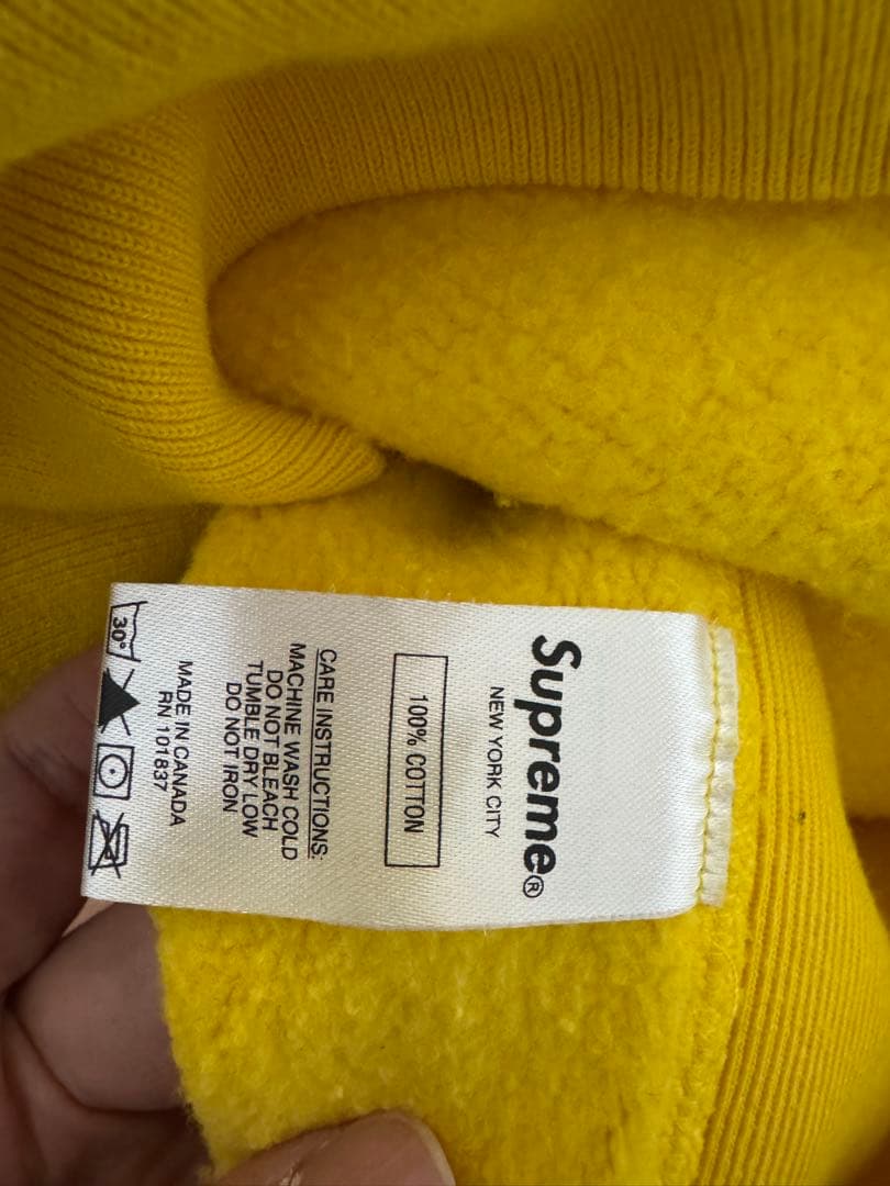 トップス Supreme Bandana Box Logo Hooded Yellow
