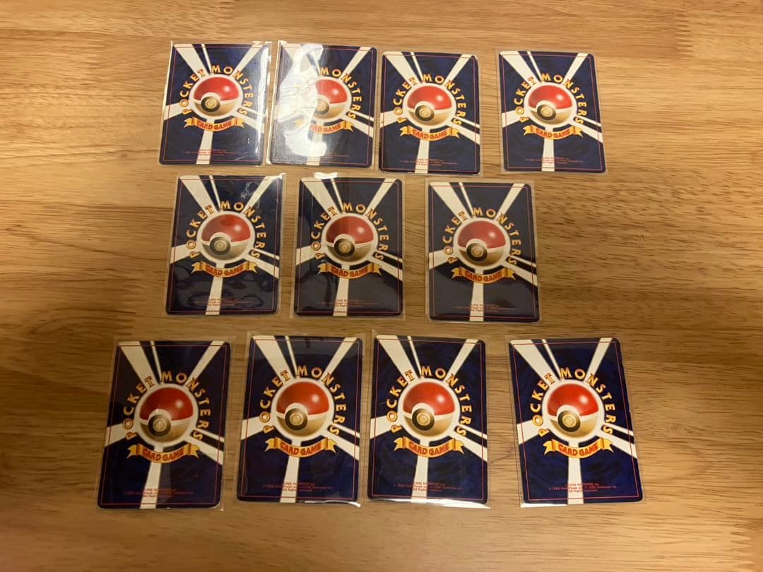 【旧裏】ポケカ 計11枚 ホロ サンダース、シャワーズ、イーブイ、わるい ブイズ