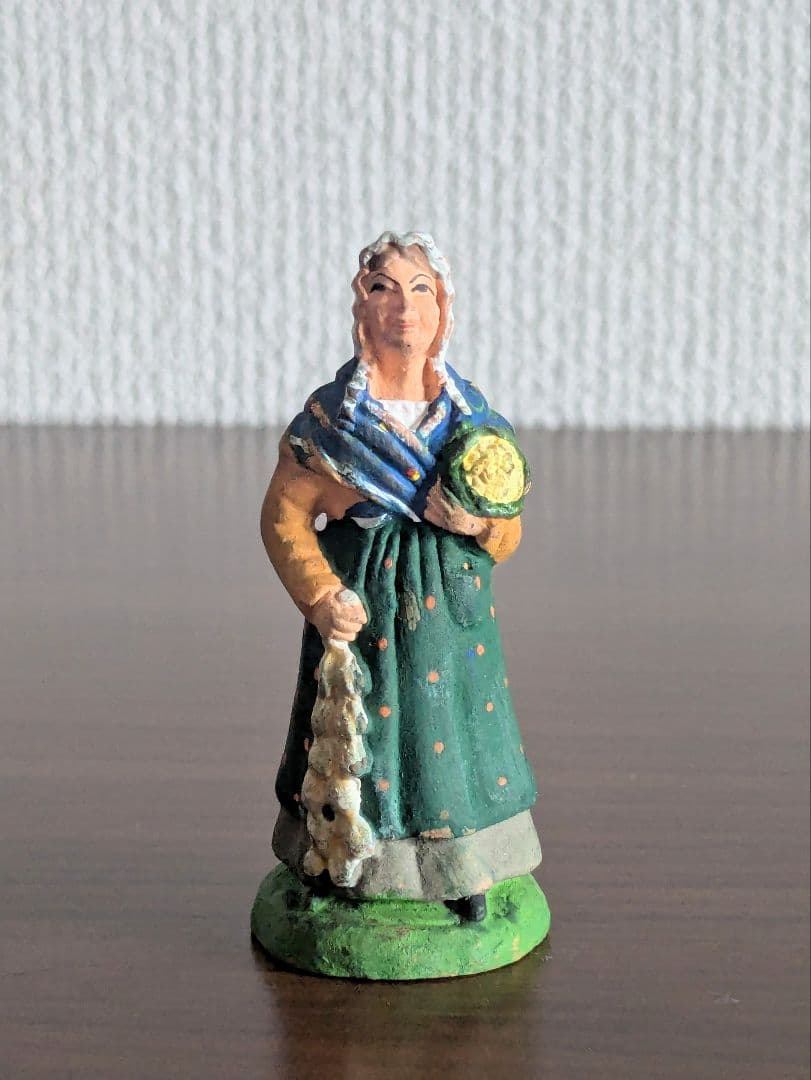 フランス ヴィンテージ サントン 人形 テラコッタ フィギュア 5点 置き物