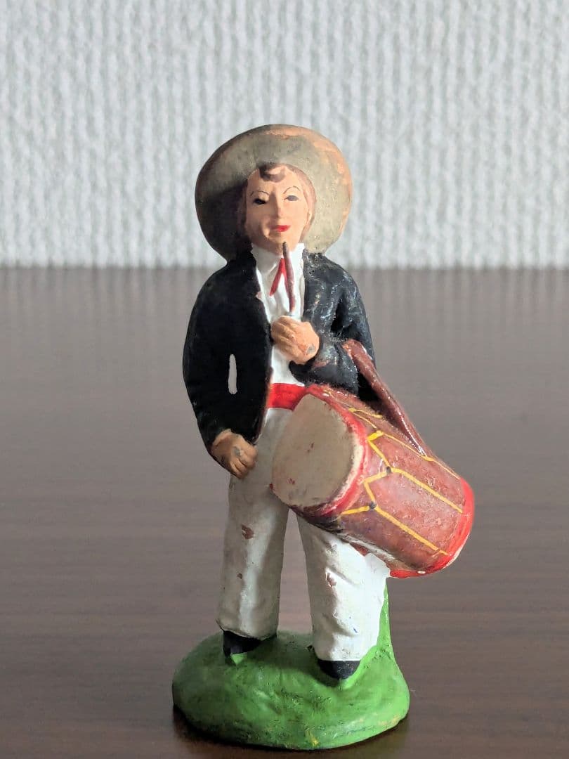 フランス ヴィンテージ サントン 人形 テラコッタ フィギュア 5点 置き物