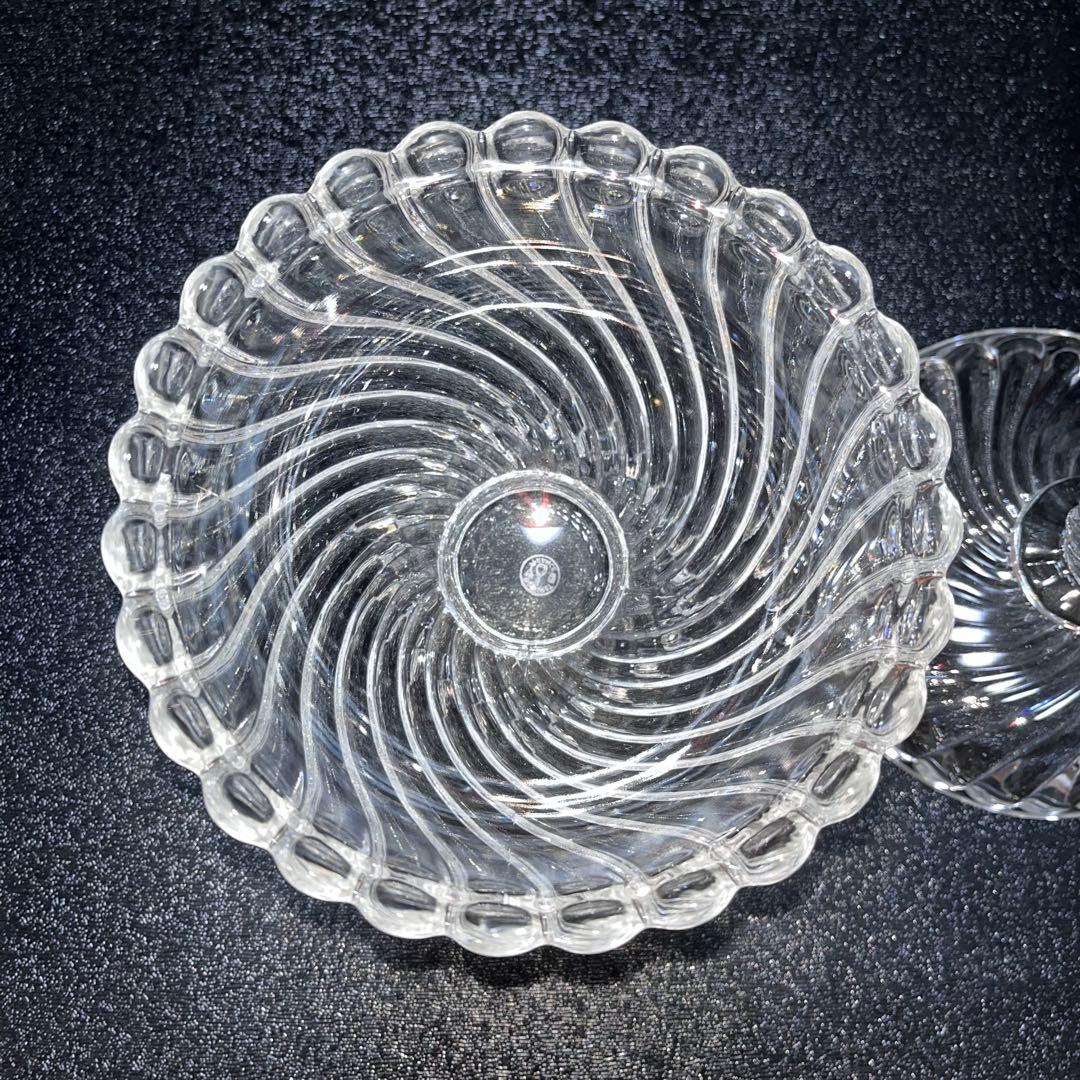 【バカラ/BACCARAT】バンブー　ボンボニエール　ガラスアンティーク　未使用