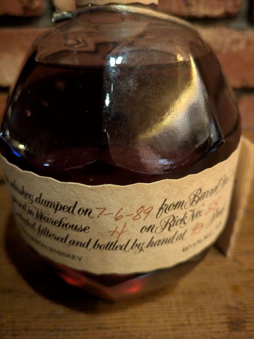 ブラントン バーボンウイスキー Blanton ウイスキー　1989