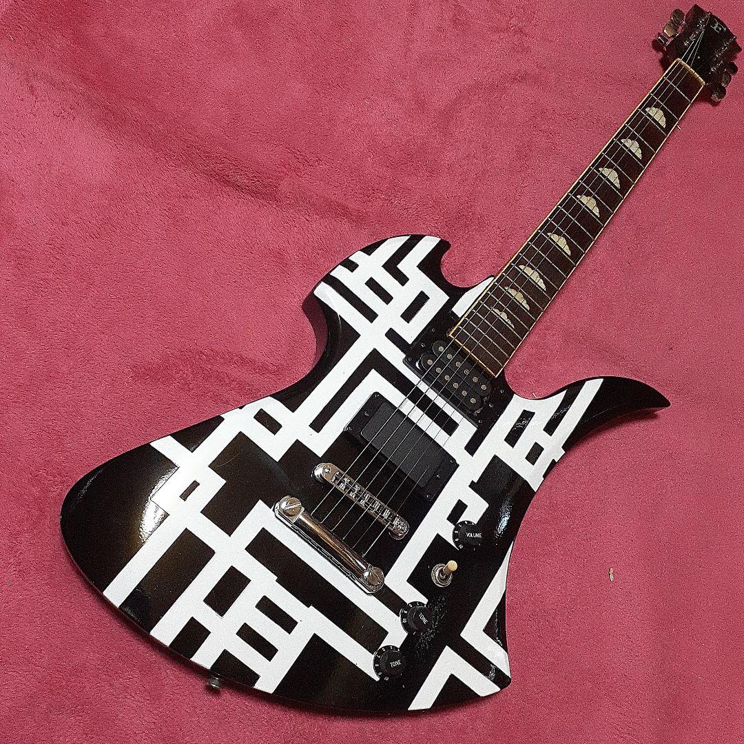 【良・美品】布袋/hideモデル・Gラインペイント。モッキンバードエレキギター。
