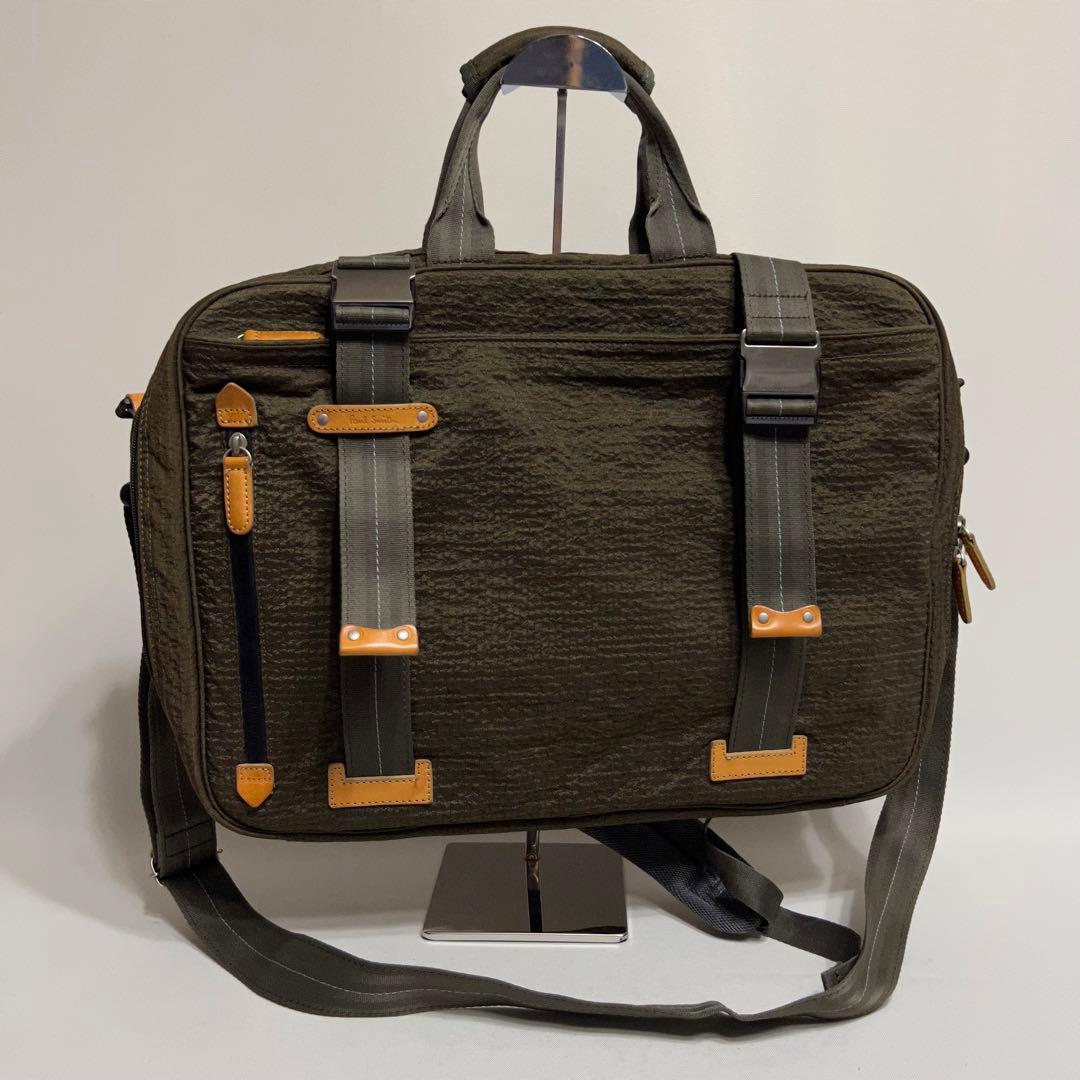 PaulSmith ポールスミス 3Wayシアーサッカー地 ビジネスバッグ