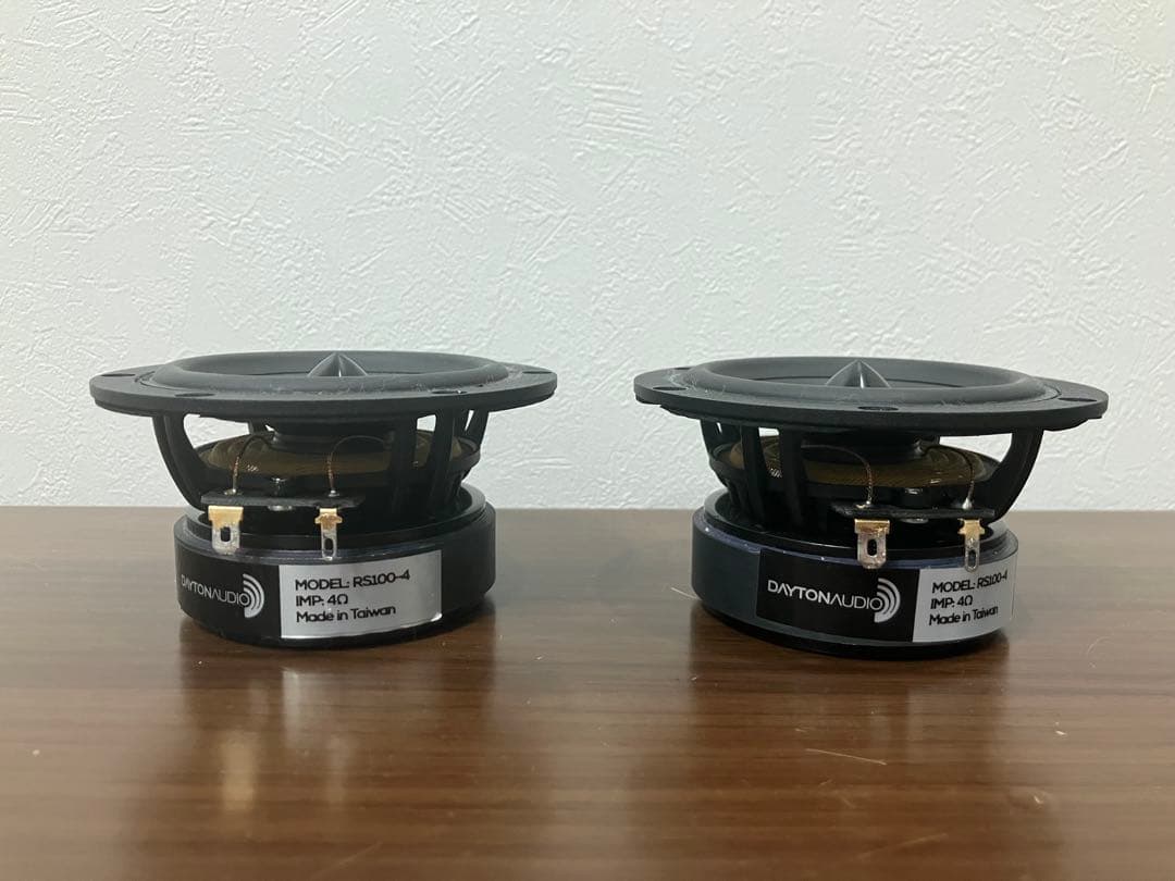 Dayton Audio RS100-4 10cmアルミコーンフルレンジ ペア