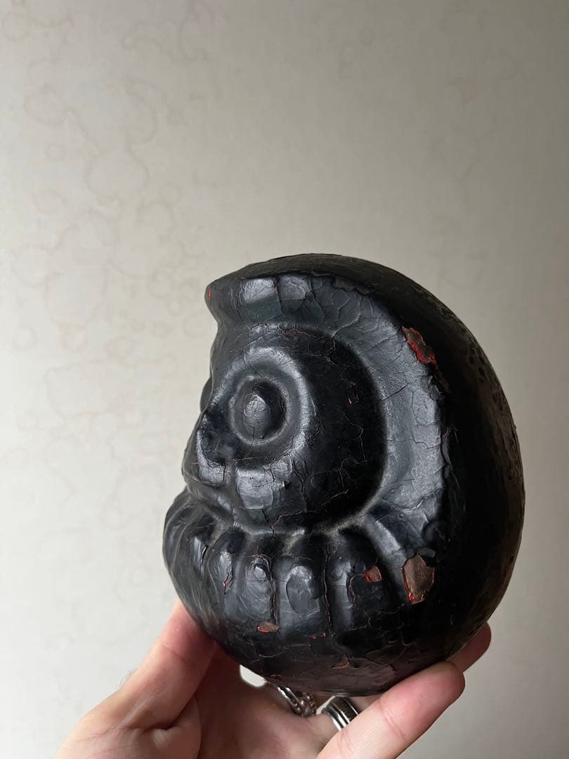 達磨　木型　張子の木型　だるま　高崎だるま　骨董　民藝　時代は明治から昭和