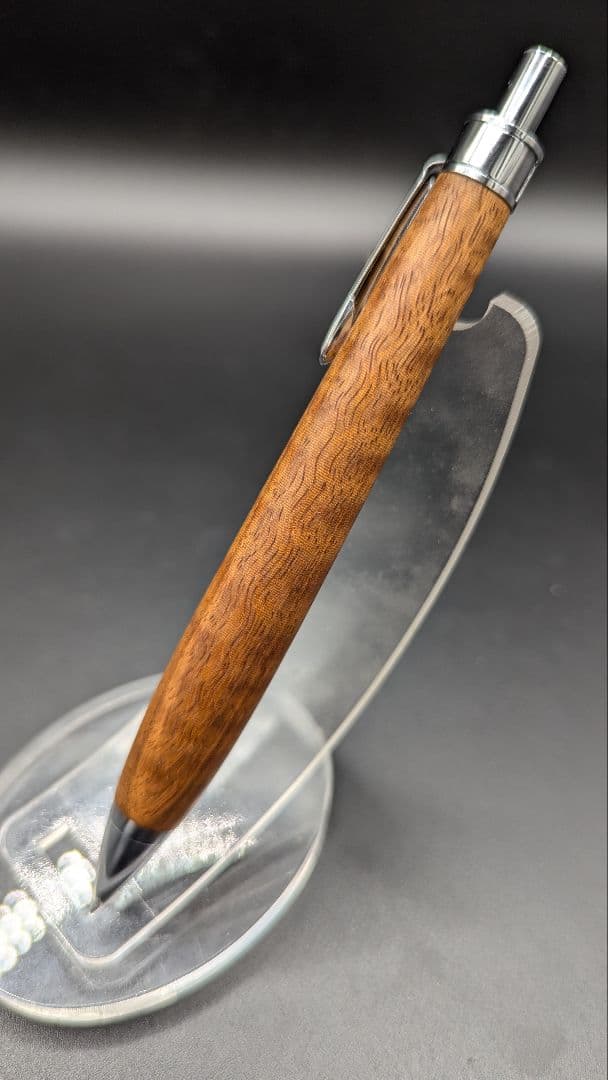 234ペン工房翌檜　金糸楠木　木軸シャーペン　木軸ボールペン