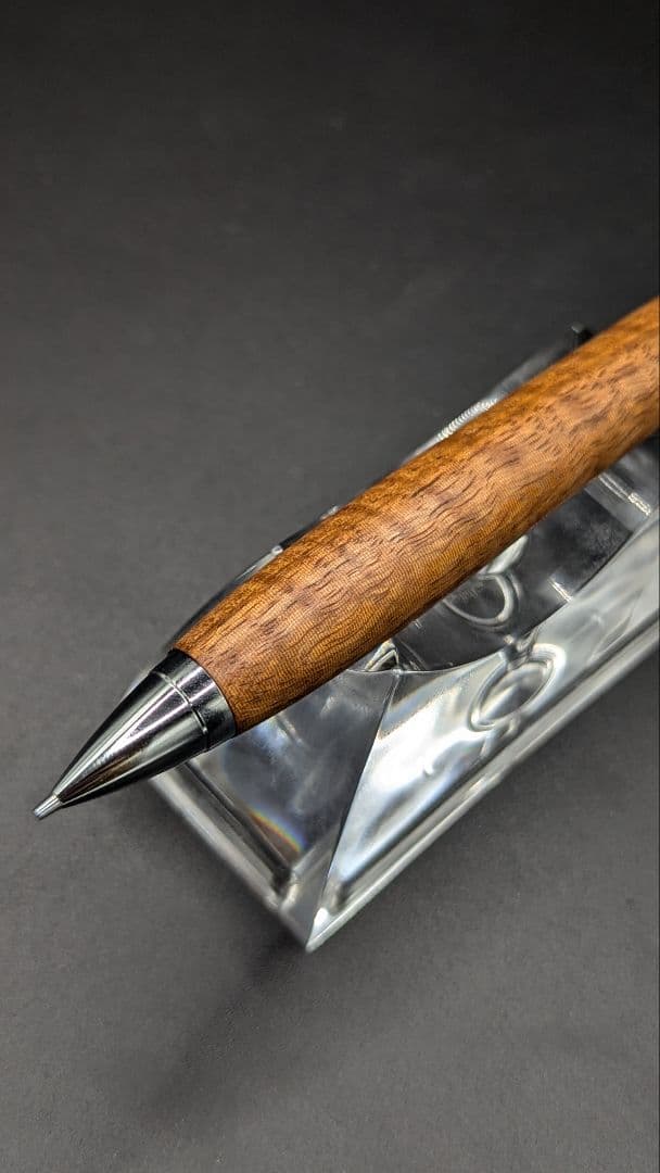234ペン工房翌檜　金糸楠木　木軸シャーペン　木軸ボールペン