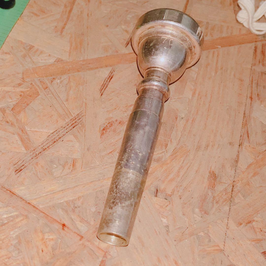 持ち運び最強!! ポケットトランペット 金管 楽器 ケース・マウスピース付♪