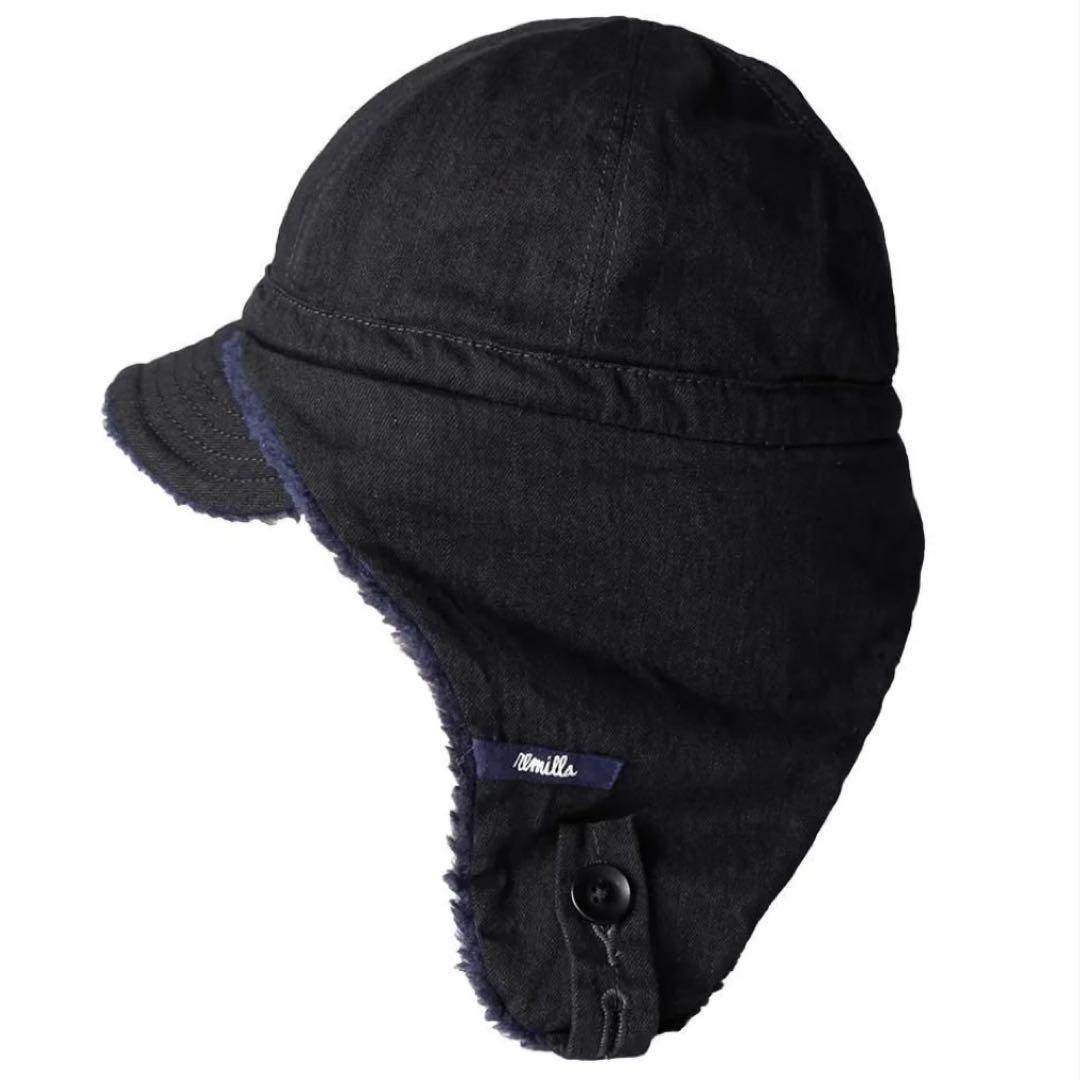 【新品】remilla レミーラ ボア帽 黒R253433