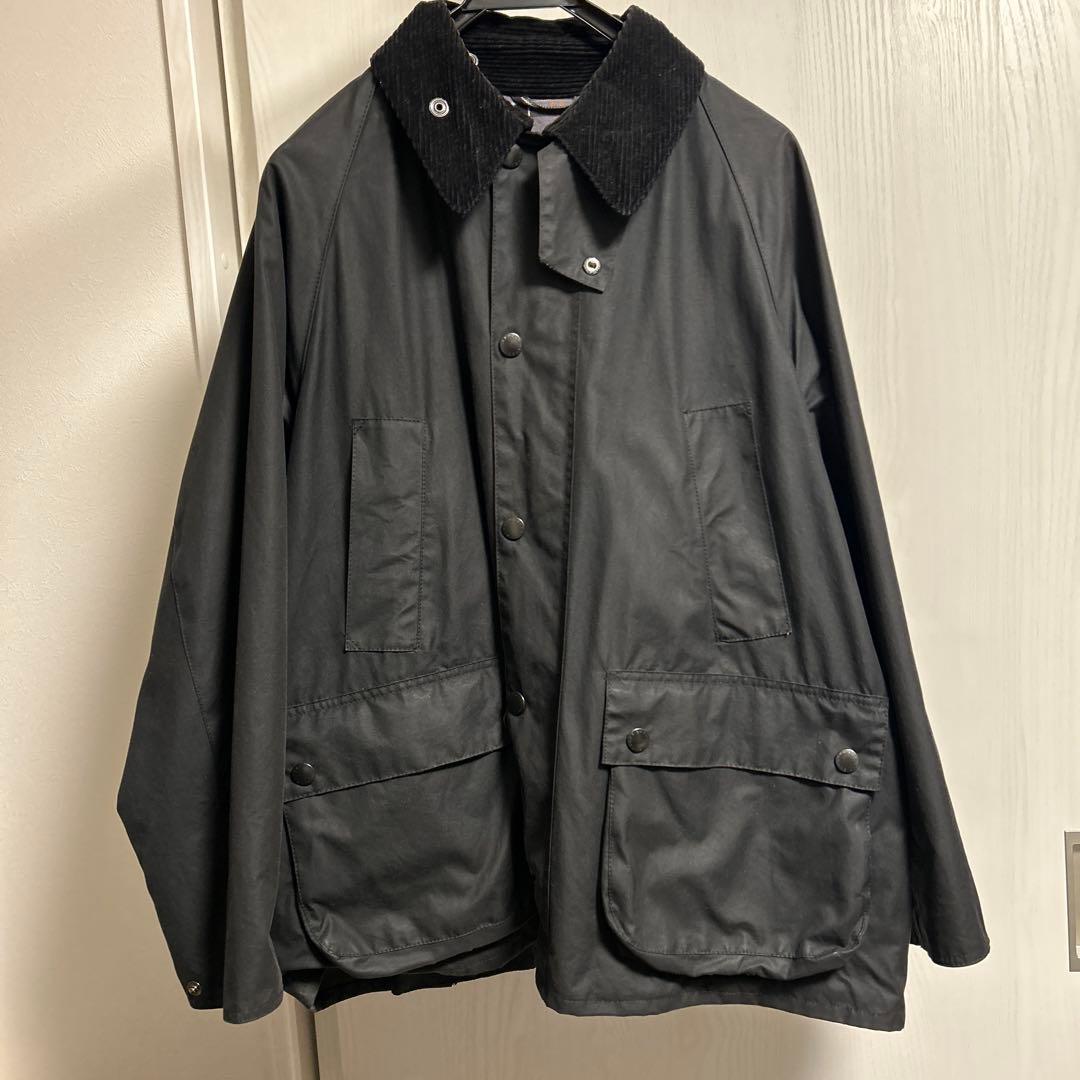 OS ビデイル　Barbour ブラックジャケット　サイズ38
