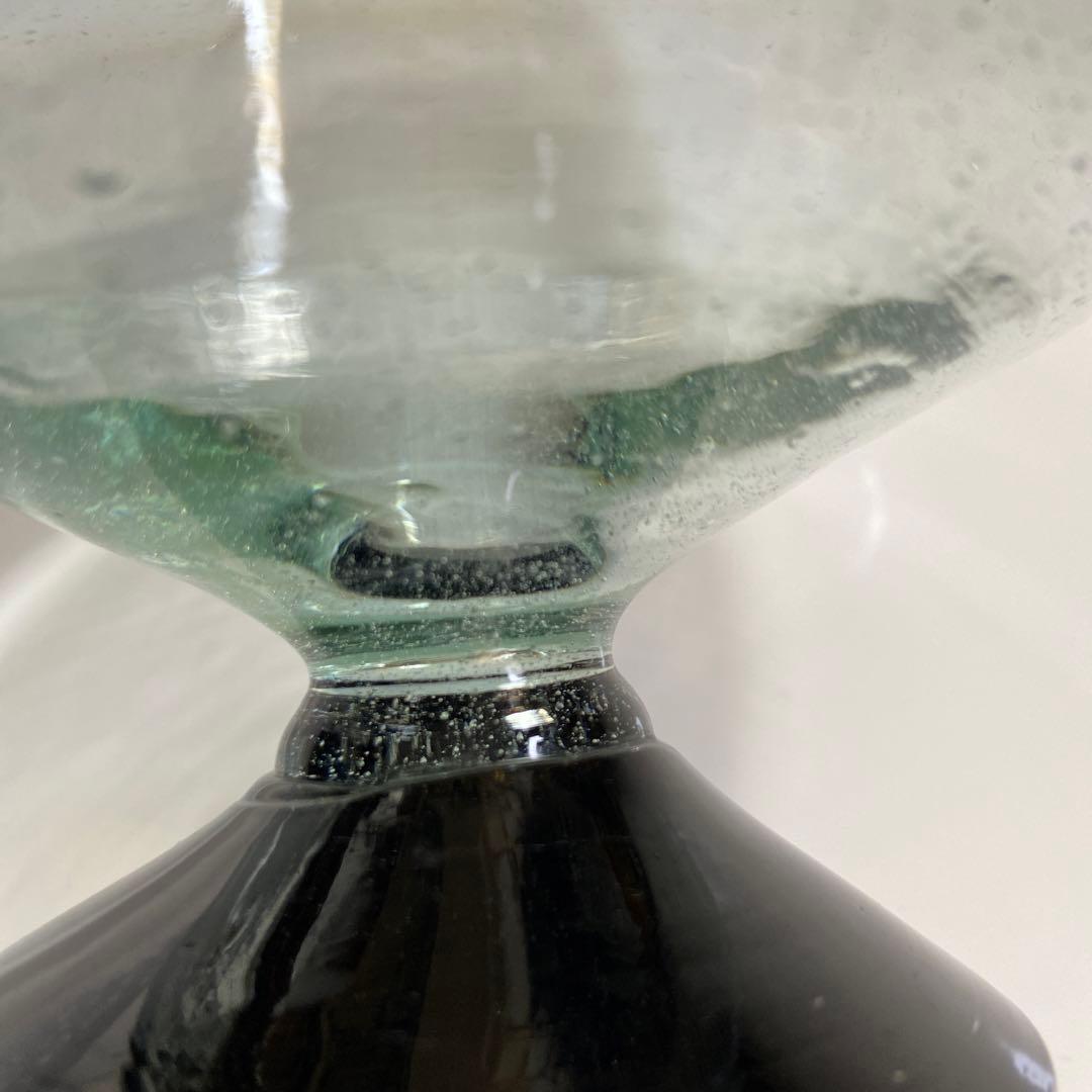 蔵出し！【　レトロ・アンティーク　茶ぼかしグラス？　】